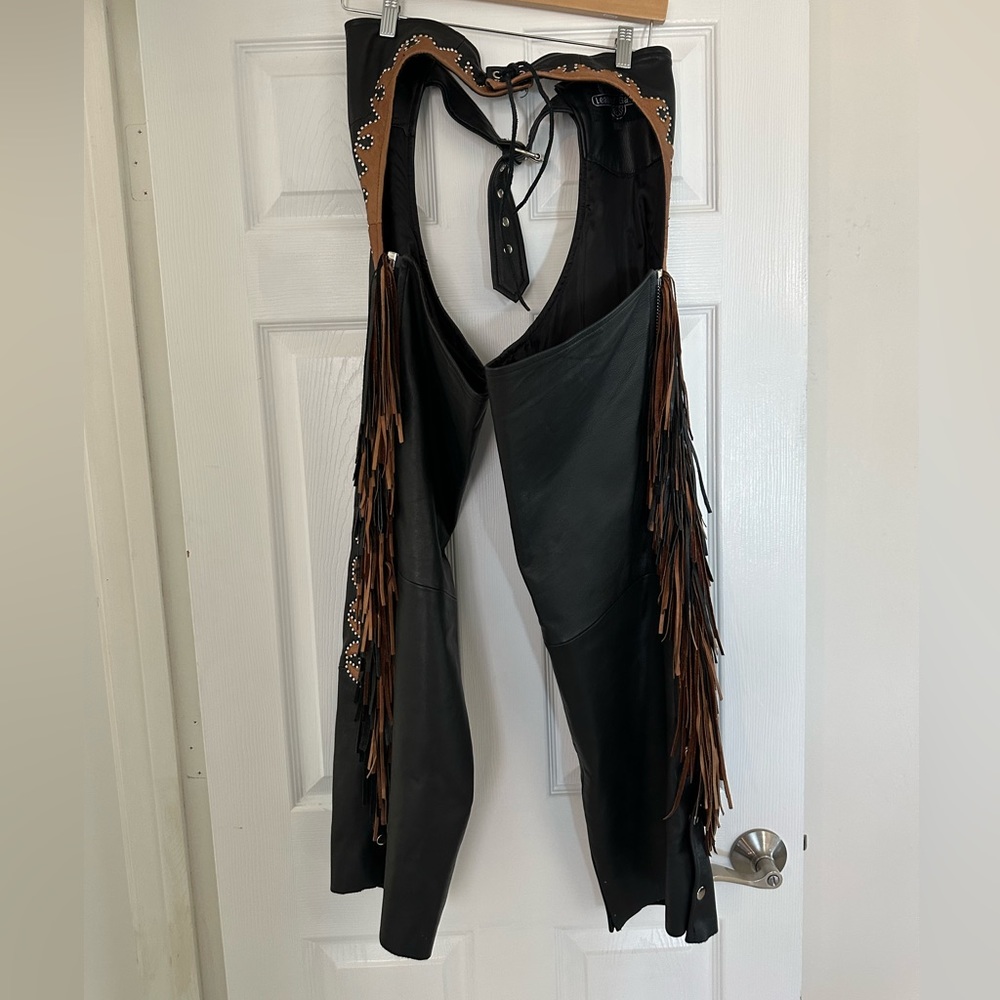 Leather Gallery leather chaps EUC sz L